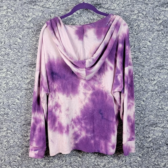 Purple Tie Dye Sweatshirt - Picture 2 of 4